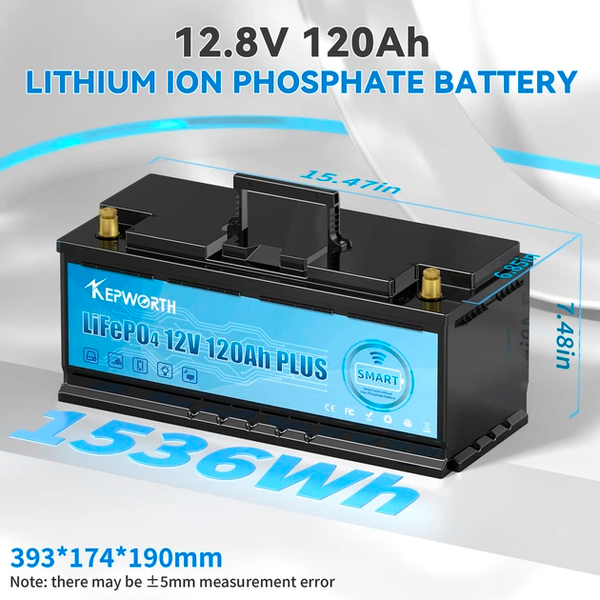 Акумуляторна&nbsp;батарея Kepworth LiFePO4 12V 120Ah