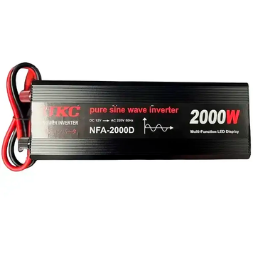 Инвертор 2000W с чистой синусоидой UKS NFA-2000D,12V-220V (9558)
