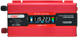 Преобразователь напряжения 12V-220V,1000W с LSD-дисплеем