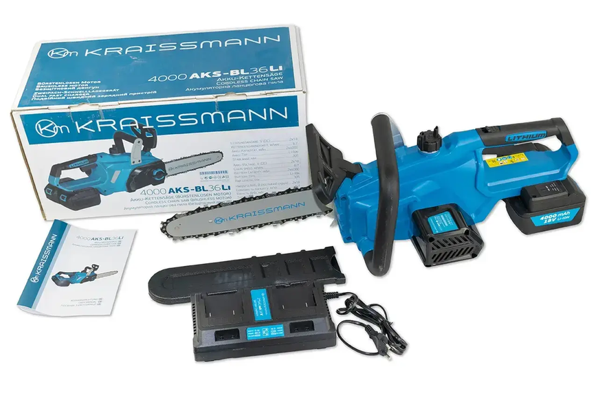 Пила акумуляторна KRAISSMANN 4000 AKS-BL36Li 38072 фото