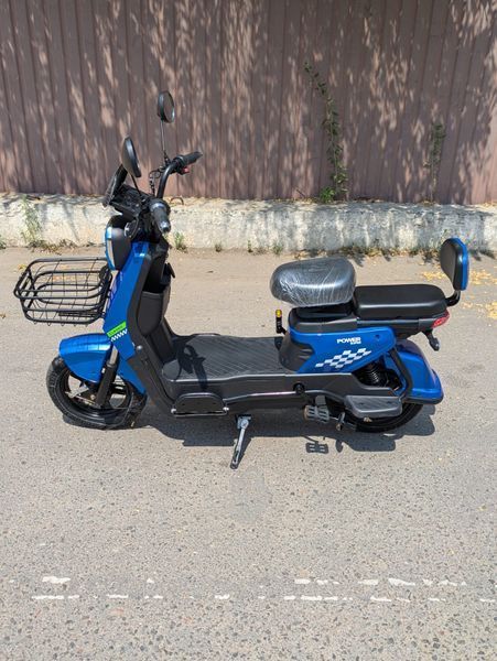 Електроскутер-велосипед двомісний i-Bike Power 800W/60V/20A 37001 фото