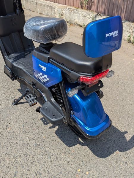 Електроскутер-велосипед двомісний i-Bike Power 800W/60V/20A 37001 фото