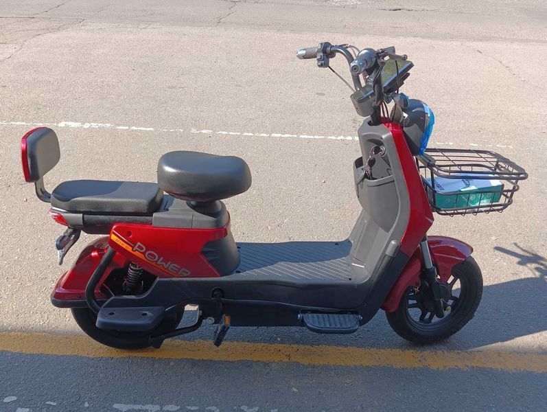Электроскутер-велосипед двухместный i-Bike Power 800W/60V/20A 37001 фото