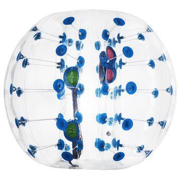 Шар для бампербола PVC 0.8mm D=1.5м В-1 BLUE 35013 фото